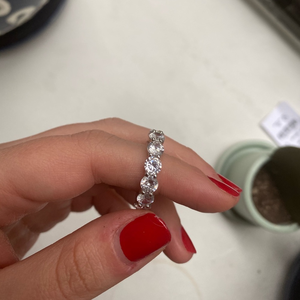 CZ eternity band